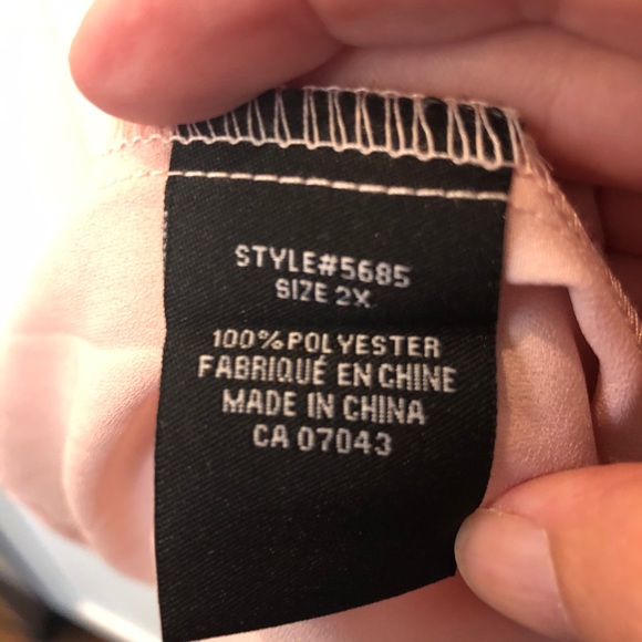 Womans 2x pink tank top - Picture 4 of 4